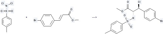 (E)-Methyl 3-(4-bromophenyl)acrylate can be used to produce 3-(4-Bromo-phenyl)-3-chloro-2-(toluene-4-sulfonylamino)-propionic acid methyl ester.